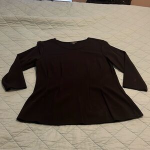 Ann Taylor black blouse size medium